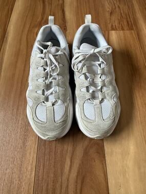 Nike Tech Hera Photon Dust White Chunky Retro Running Shoes Women's Sz 9.5